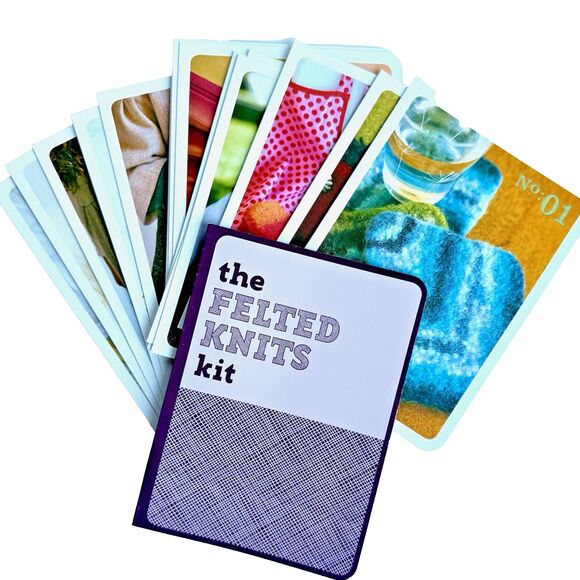 The Felted Knits Patterns 15 Pattern Cards & Instruction Book ONLY *READ* - Picture 3 of 4